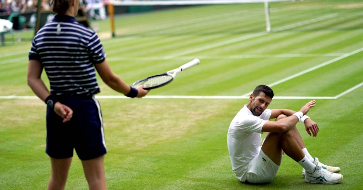 Wimbledon multó con 7 mil euros a Djokovic por romper su raqueta en la final