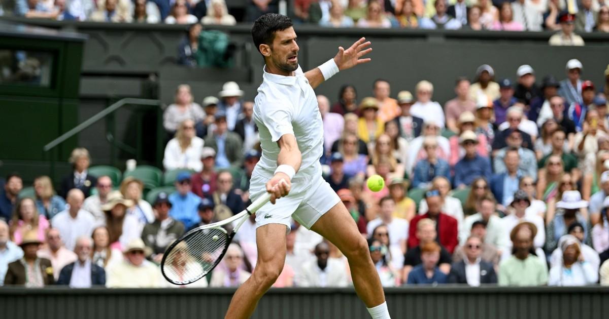 Djokovic venció a Hurkacz en Wimbledon y avanzó a cuartos de final