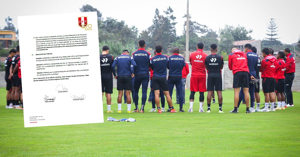 ¡Ampay me salvo! Tribunal de Licencias suspendió sanción a Deportivo Municipal