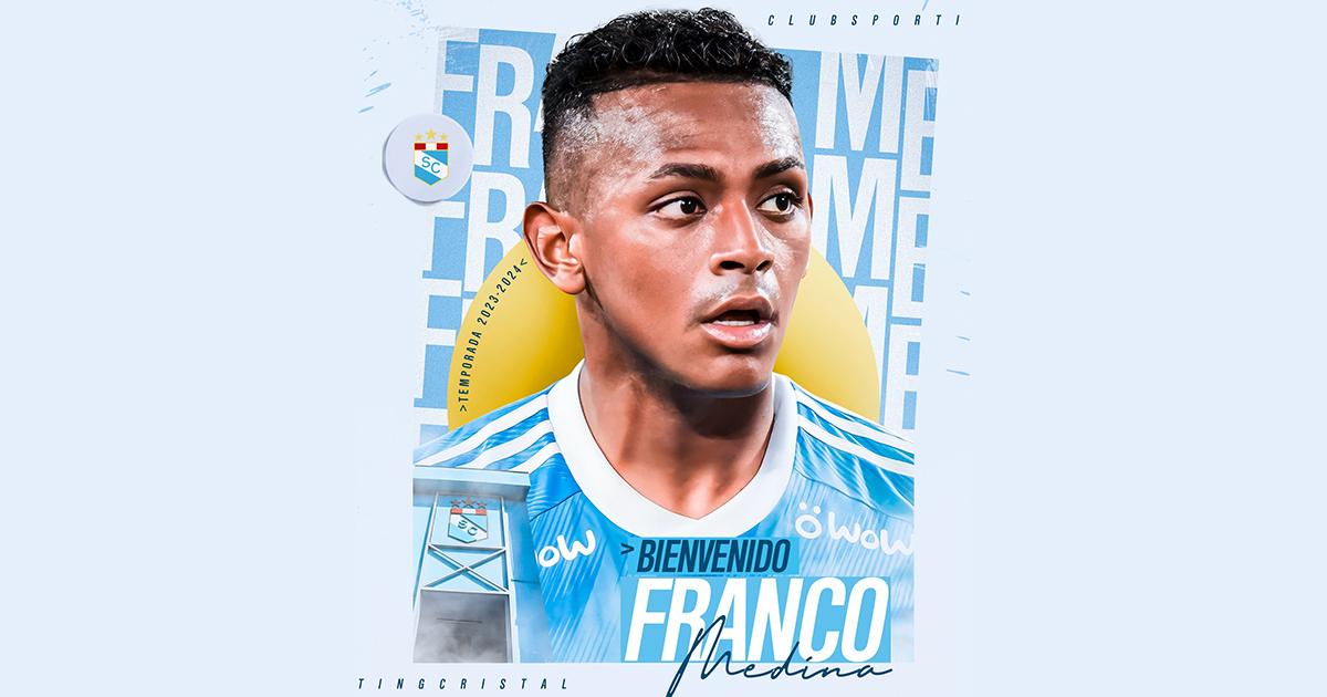 Sporting Cristal oficializó el fichaje de Franco Medina