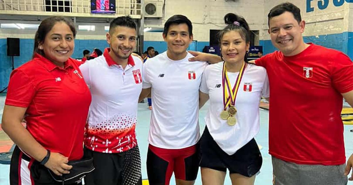(FOTOS) Equipo peruano de levantamiento de pesas ya suma 12 medallas en Campeonato Sudamericano