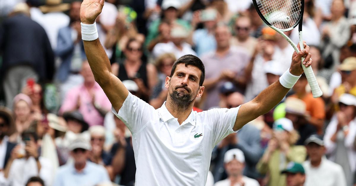 Novak Djokovic le remontó a Andrey Rublev y se metió a ‘semis’ de Wimbledon