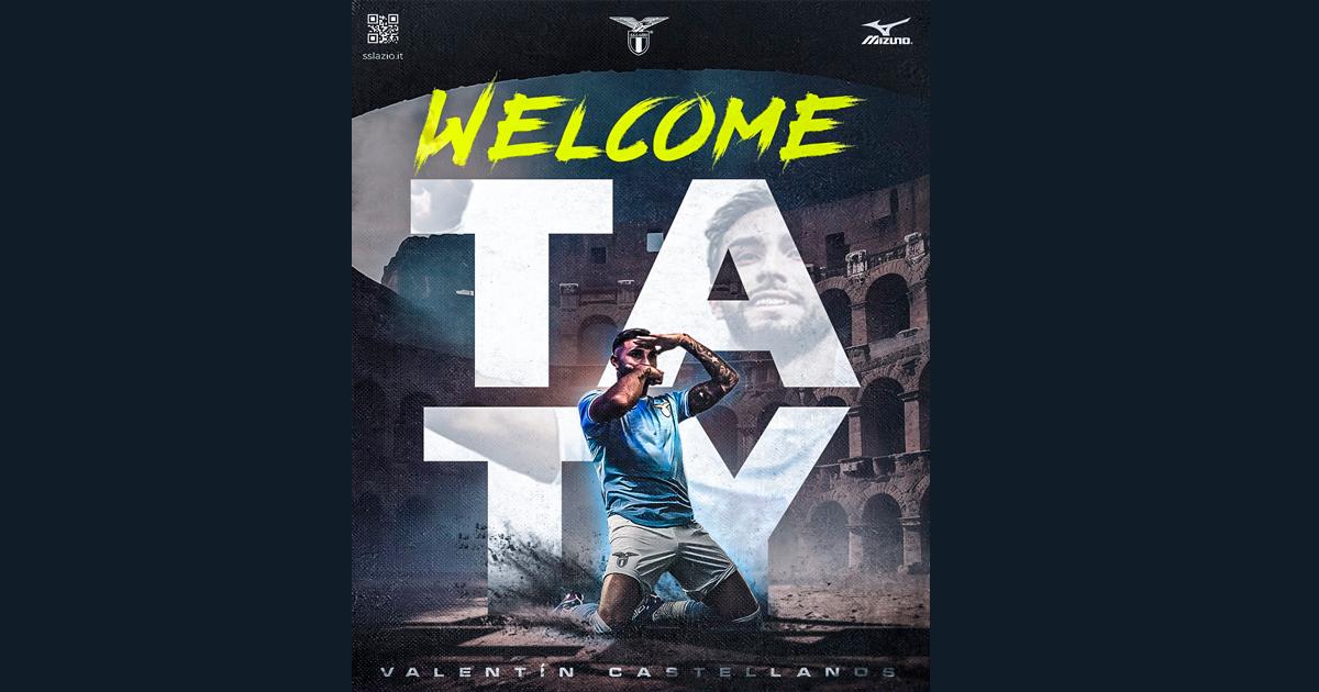 Argentino Castellanos fichó por la Lazio