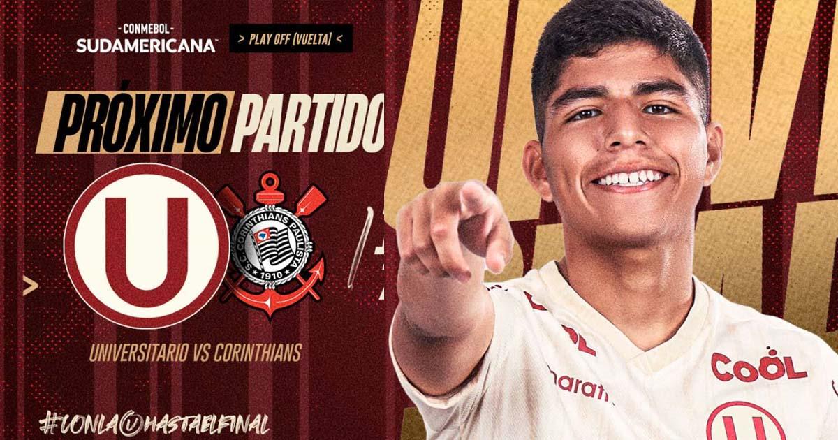 Atención cremas: Universitario inició venta de entradas para duelo ante Corinthians