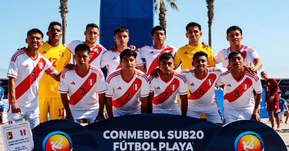 ¡Debut con triunfo! Selección peruana de fútbol playa Sub 20 venció a Venezuela en Sudamericano