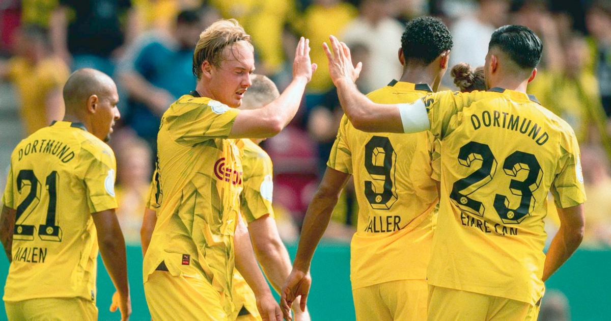 Borussia Dortmund apabulló por 6-1 a Schott Mainz por la Copa Alemana