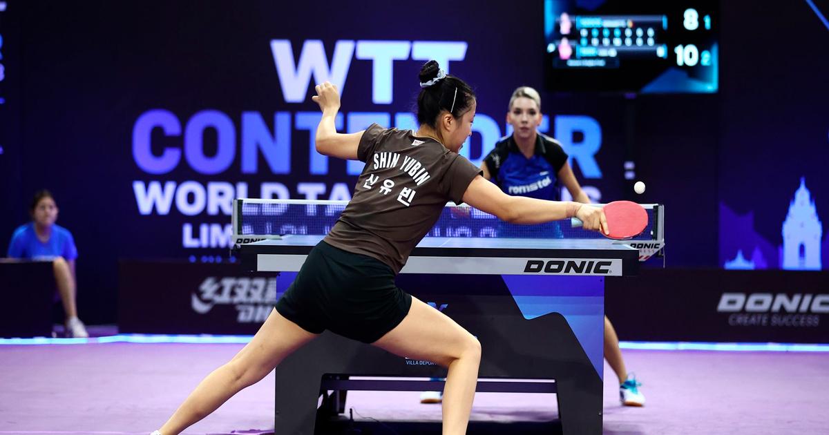 Tenis de mesa del bueno se observó en el "WTT Contender Lima" que se realizó en Videna