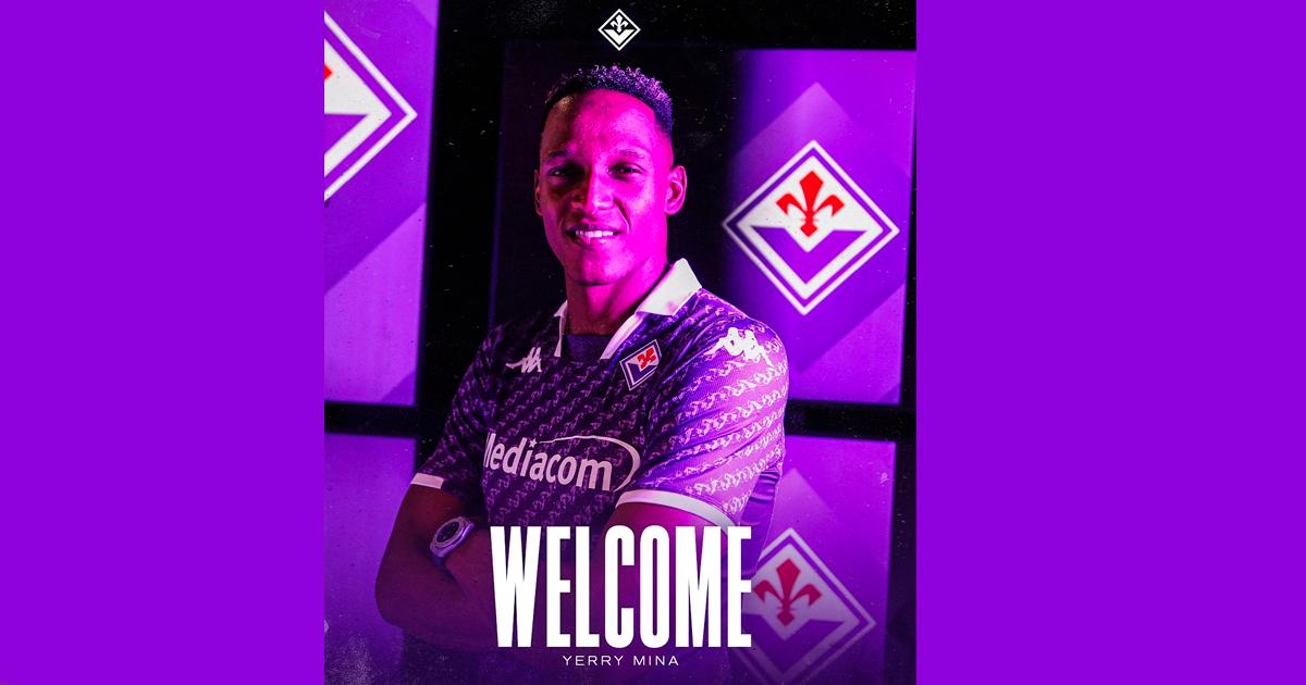 ¡Es Oficial! Yerry Mina fue presentado como nuevo jugador de la Fiorentina