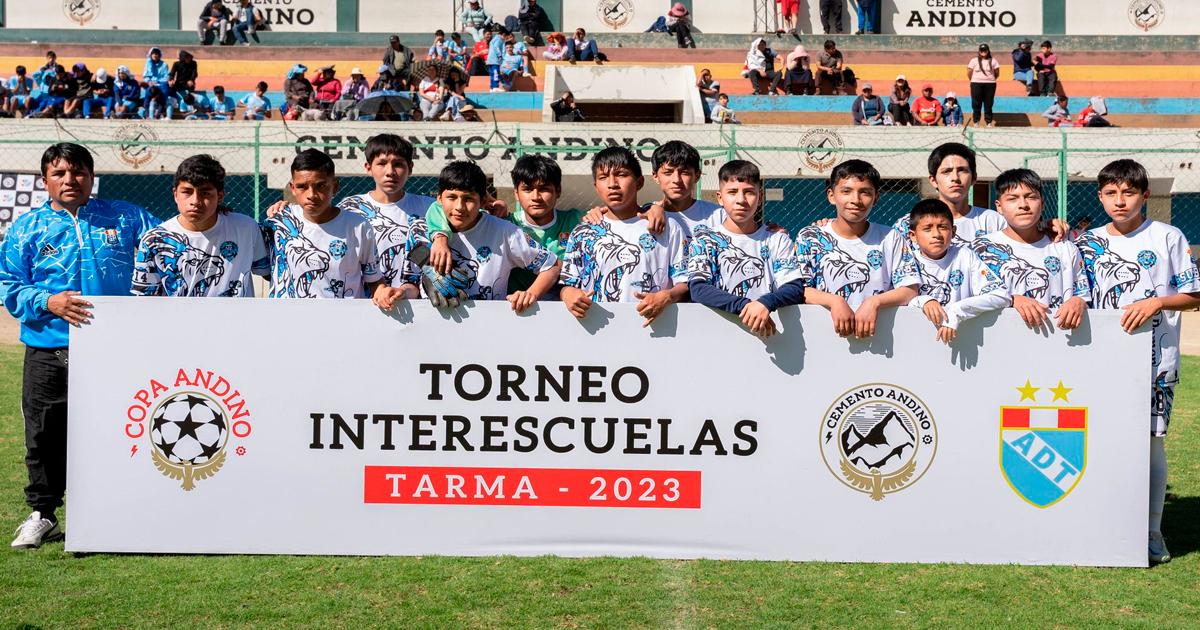Copa Andino: UNACEM y ADT organizaron torneo interescuelas en Tarma