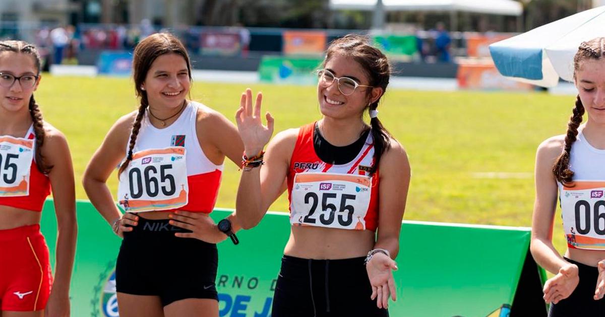 ¡Cayetana Chirinos logró cuarto puesto en Juegos Mundiales Escolares!