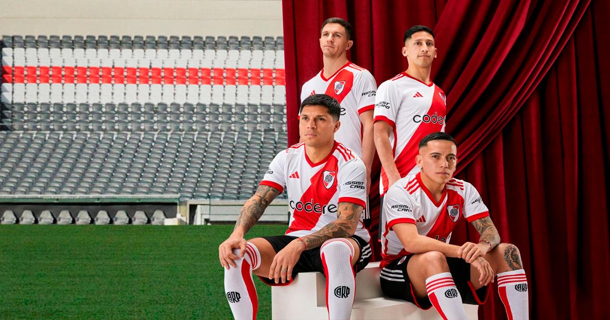 (FOTOS) River Plate presentó su nueva piel que será estrenará este domingo