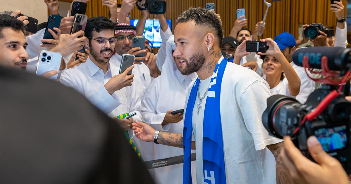 Neymar ya está en Arabia Saudita para sumarse a las filas de Al Hilal