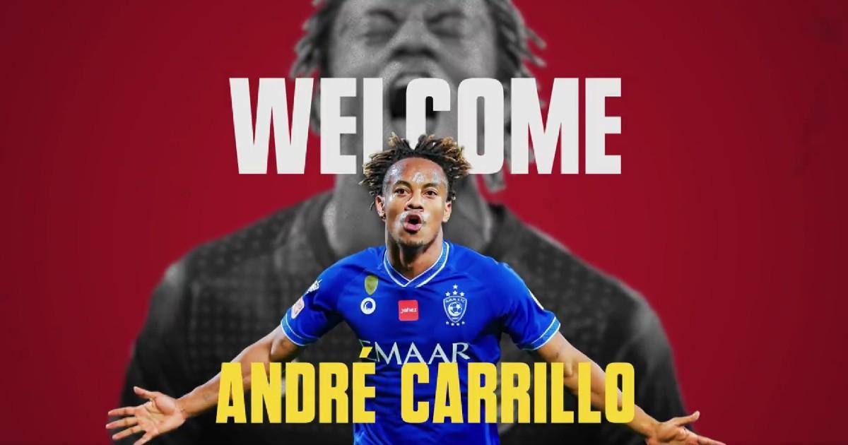 Es oficial: André Carrillo fichó por el Al-Qadisiyah de la segunda de Arabia