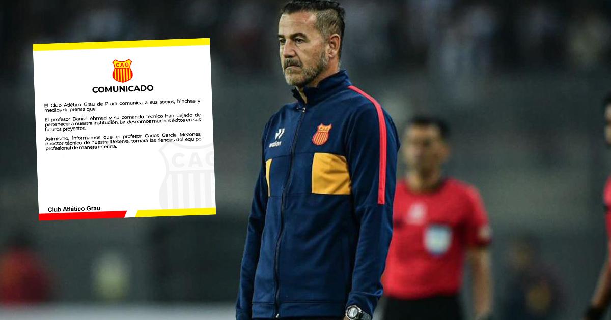Atlético Grau oficializó la salida de Daniel Ahmed