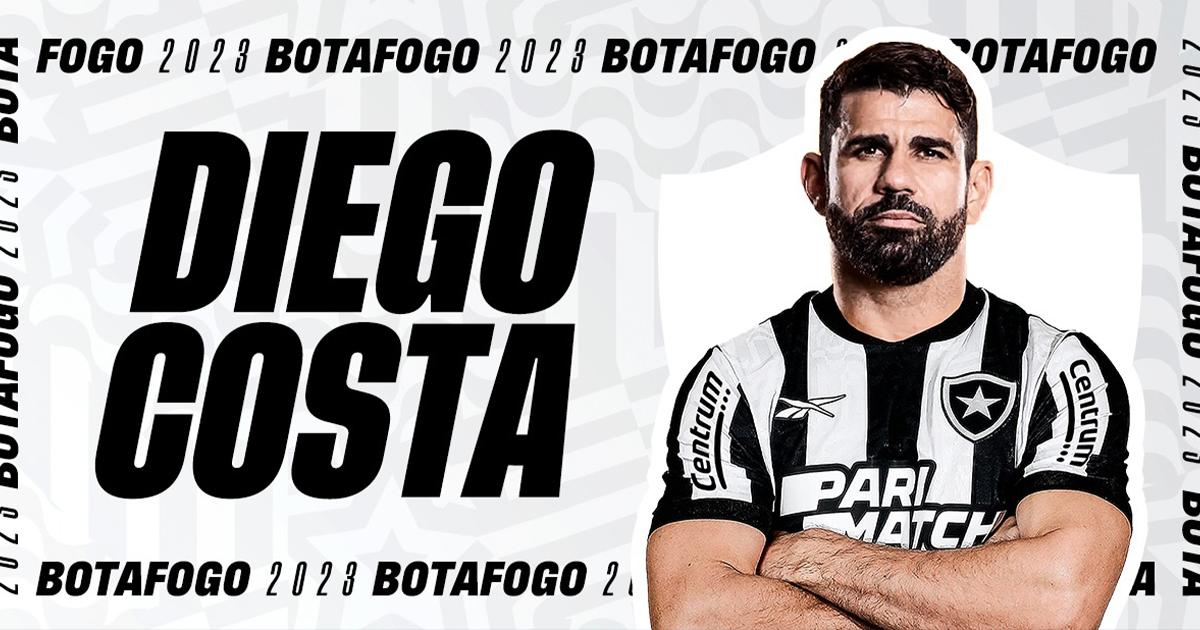 Pega la vuelta a Brasil: Diego Costa fue anunciado como refuerzo de Botafogo
