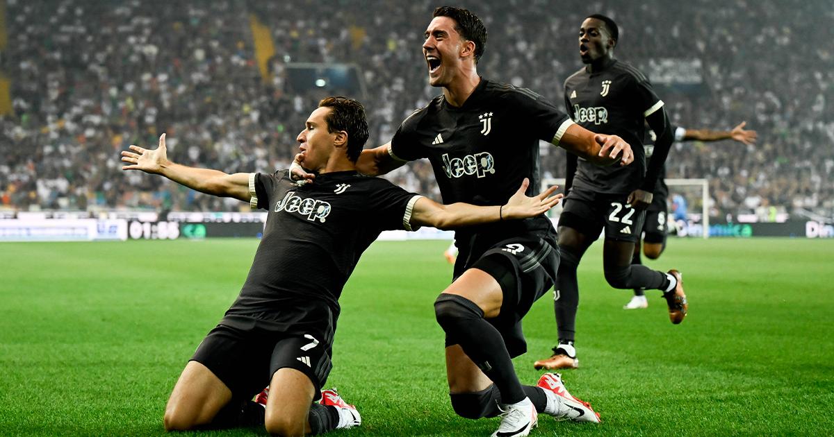 (VIDEO) Juventus debutó en la Serie A con una goleada sobre Udinese