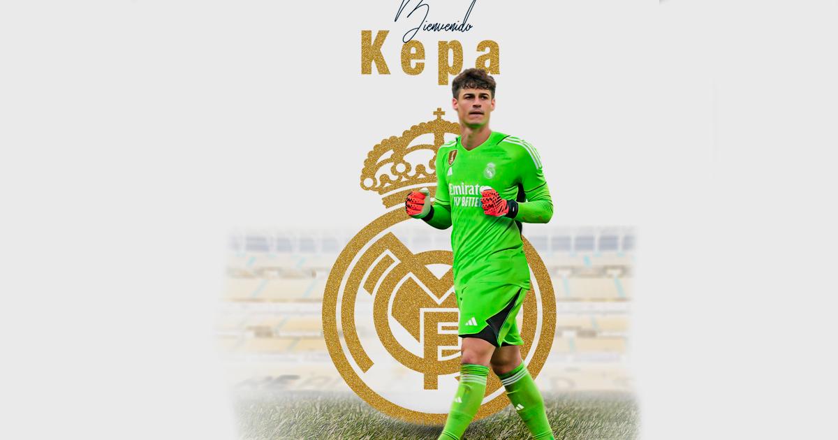 Kepa se convirtió en nuevo portero del Real Madrid