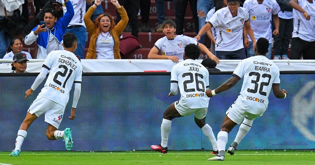 Victoria corta: Con Guerrero, LDU venció 2-1 a Sao Paulo por la Sudamericana