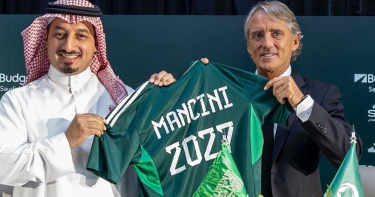 (VIDEO) También se fue a Arabia: Mancini dirigirá la Selección saudí