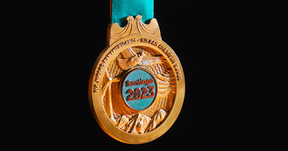 Se presentaron las medallas para los Juegos Panamericanos Santiago 2023