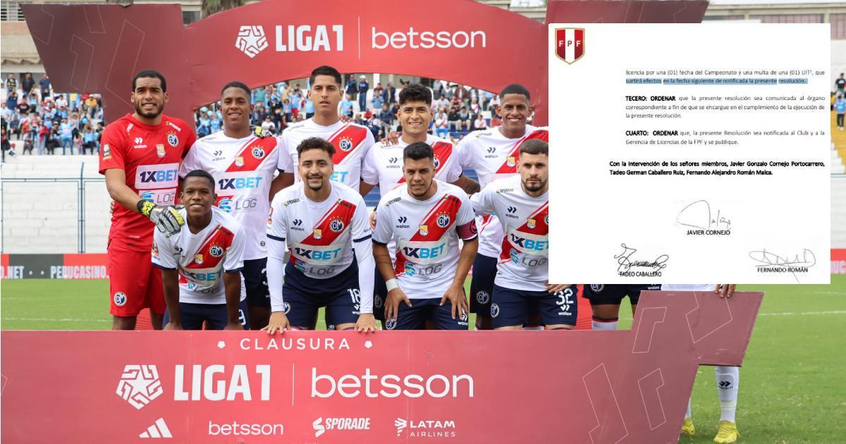 ATENCIÓN: No se jugará el 'Muni' vs. Atlético Grau por suspensión de Licencia del cuadro 'edil'