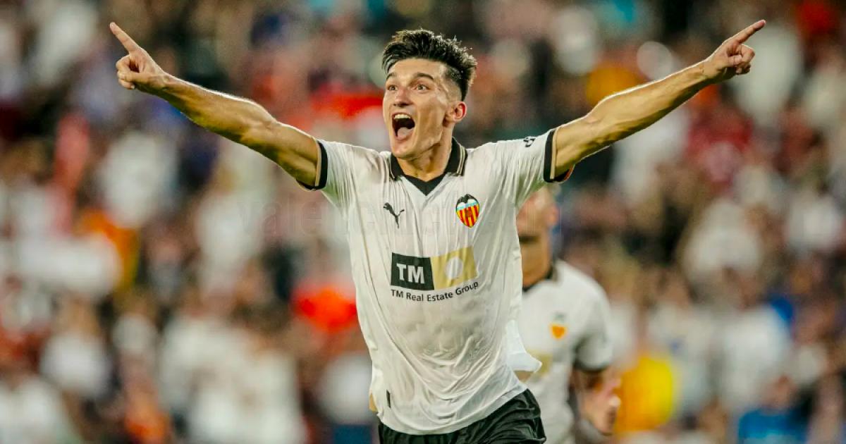 Valencia venció por 1-0 a La Palmas por la liga española