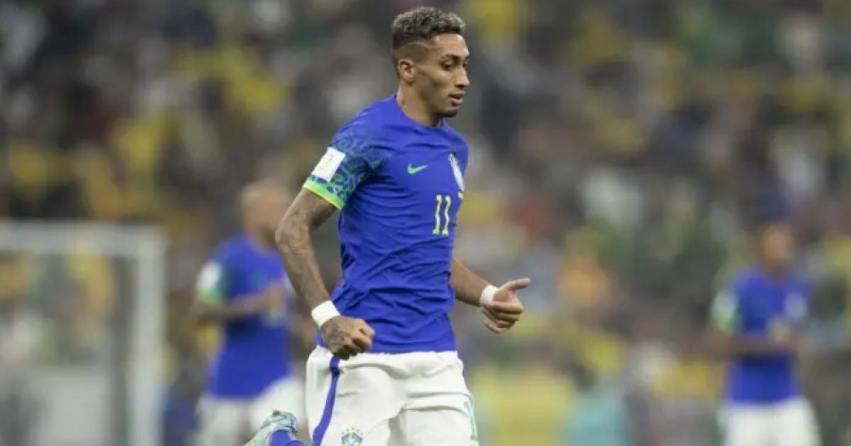 Raphinha es convocado a la selección en reemplazo de Vinicius Jr. para enfrentar a Bolivia y Perú
