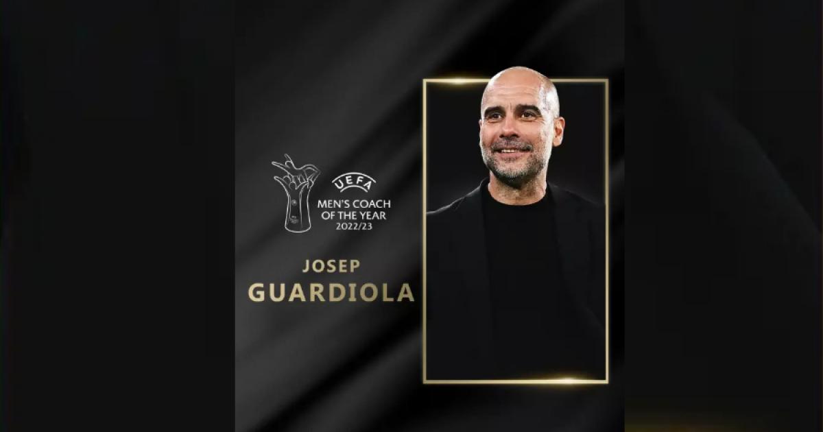 Josep Guardiola se llevó el Premio 'The Best' como mejor entrenador 