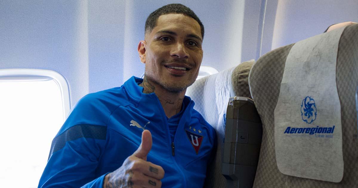 Guerrero llegó a Chile con LDU para duelo por la Sudamericana