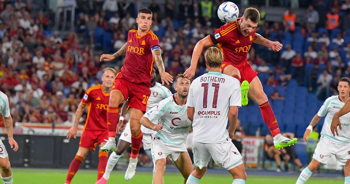 (VIDEO) La Roma no pudo ante Salernitana en el inicio de la Serie A