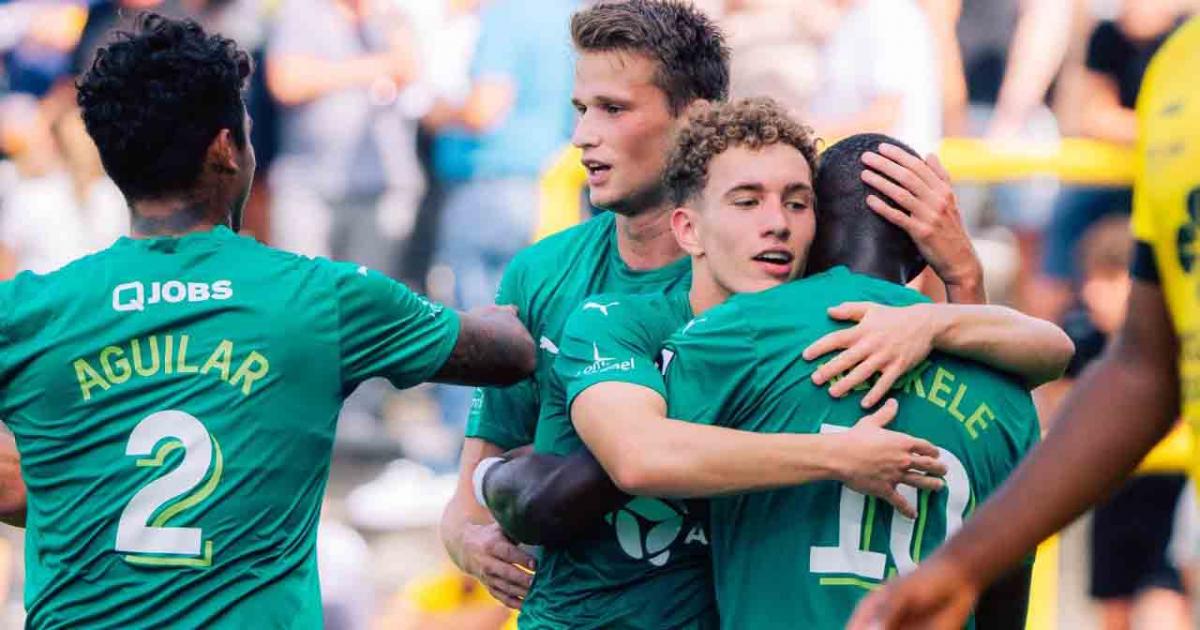 ¡Triunfo y punta! Kluiverth Aguilar volvió a ser titular en victoria del Lommel SK