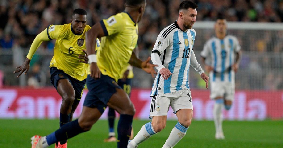 🔴#ENVIVO Argentina iguala sin goles ante Ecuador en el inicio de las Clasificatorias