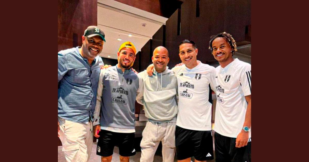 Alberto Rodríguez visitó la concentración peruana en la previa del choque con Brasil