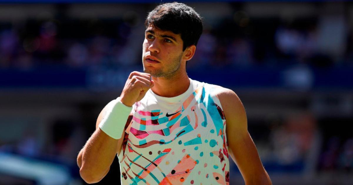  (VIDEO) Alcaraz ya está en cuartos del US Open