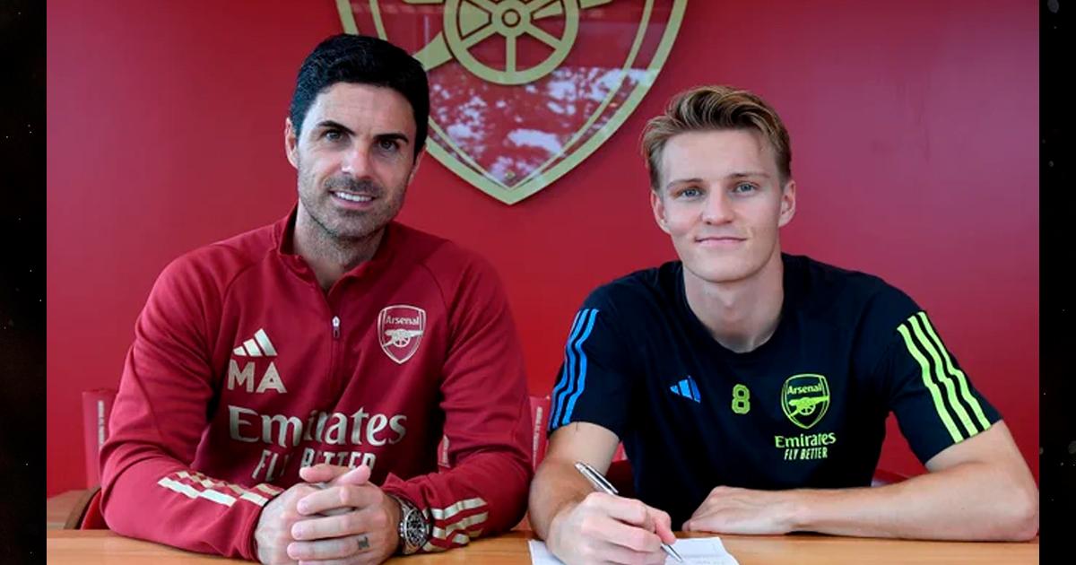 (VIDEO) No se mueve de Londres: Arsenal le hizo contrato de larga duración a Odegaard
