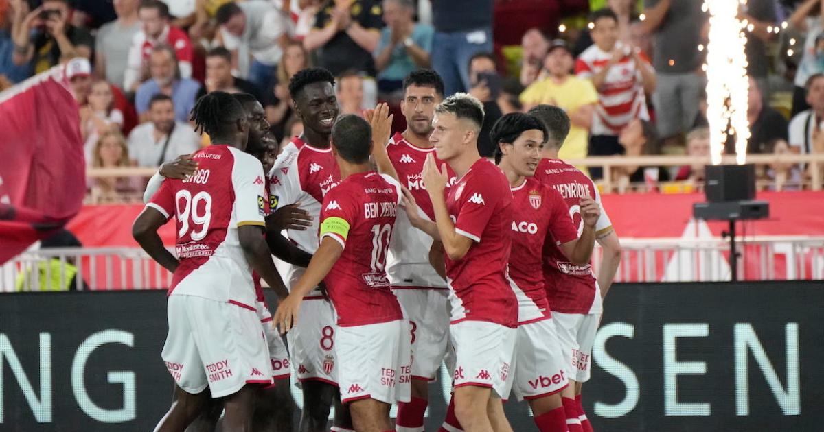 (VIDEO) AS Mónaco goleó y quedó como único líder de la Ligue 1