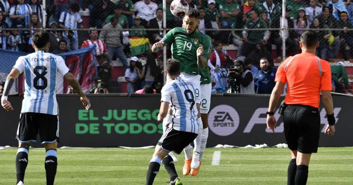 (VIDEO|FOTOS) Sin Messi, Argentina goleó 3-0 en La Paz a Bolivia