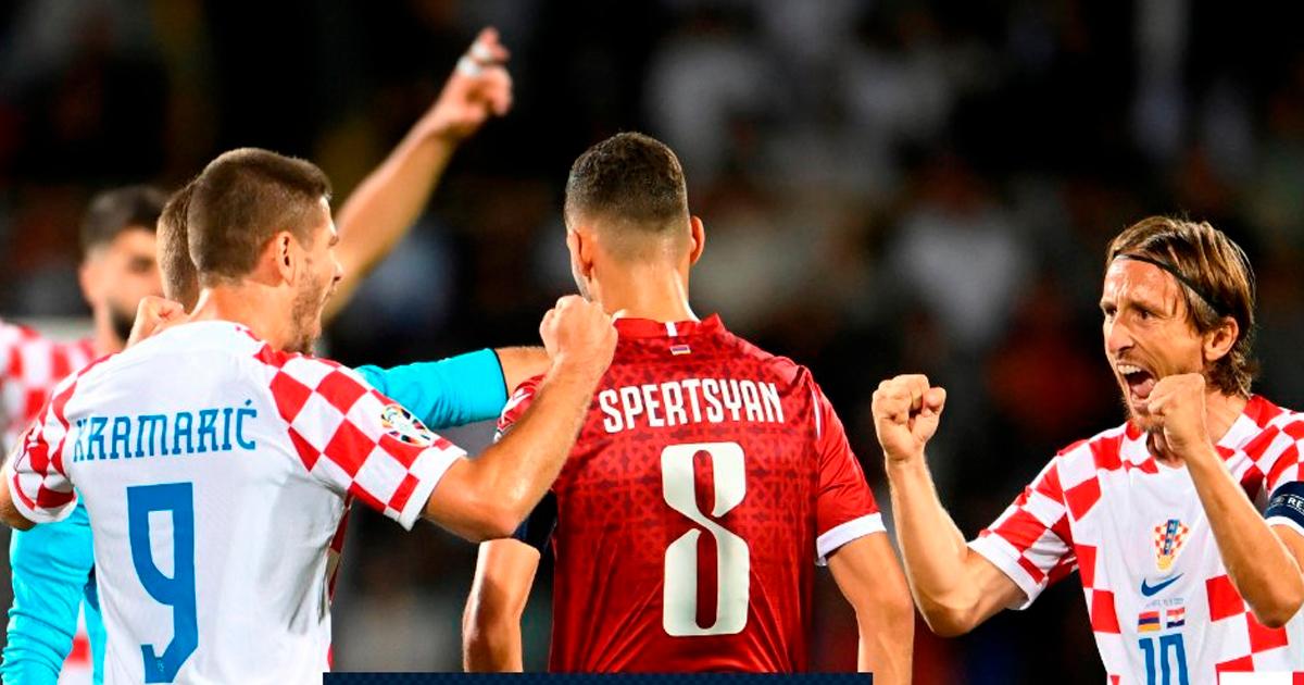 (VIDEO) Croacia ganó a domicilio y continúa enrumbado a la Euro 2024
