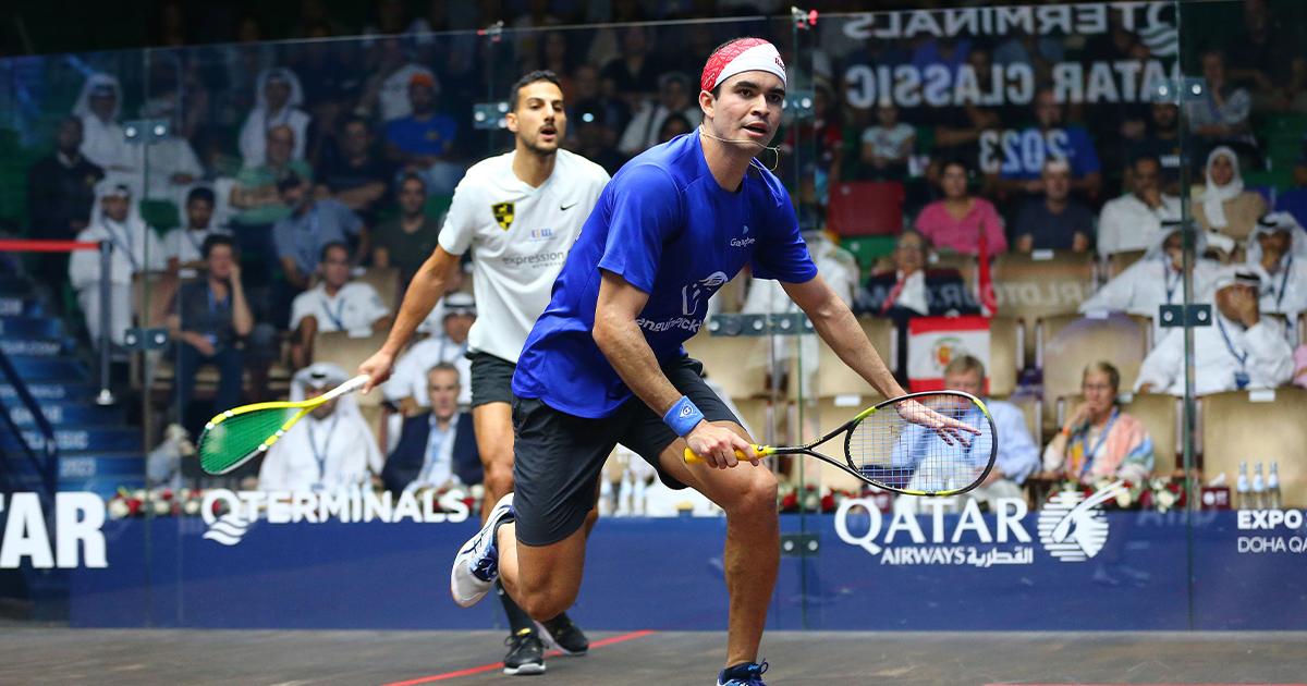 Diego Elías se metió a la final del QTerminals Qatar Classic de squash