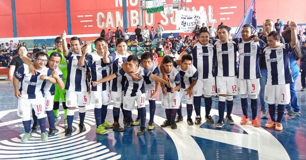 (FOTOS | VIDEO) Alianza Lima goleó a San Martín y alzó el título en la Liga de Futsal Down