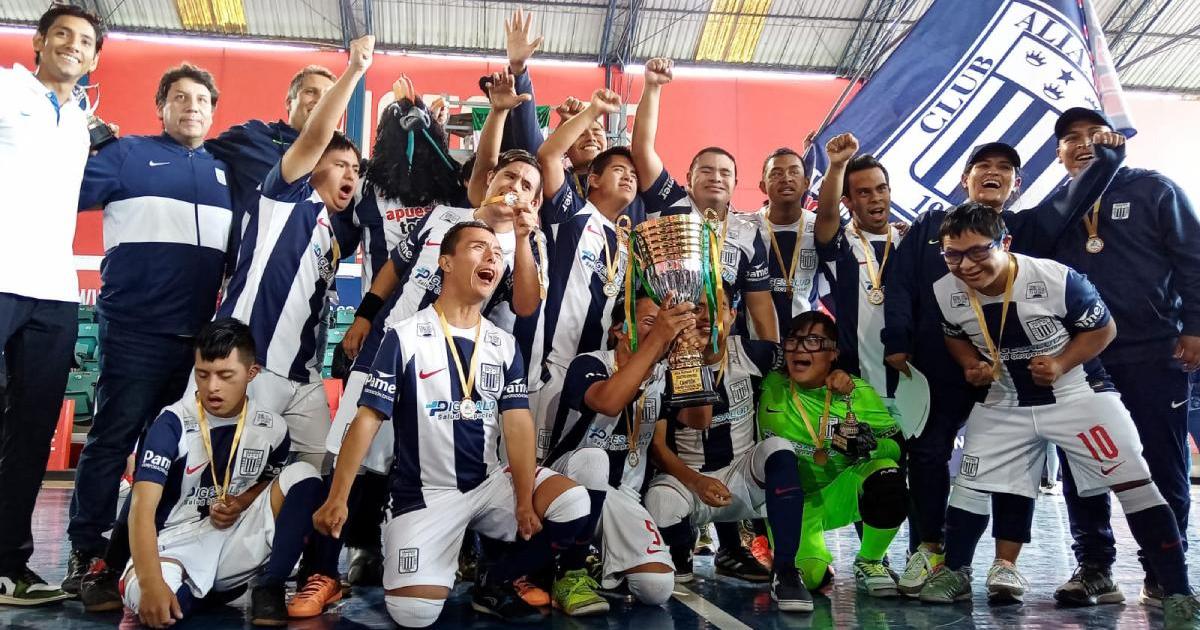 (FOTOS | VIDEO) Alianza Lima goleó a San Martín y alzó el título en la Liga de Futsal Down