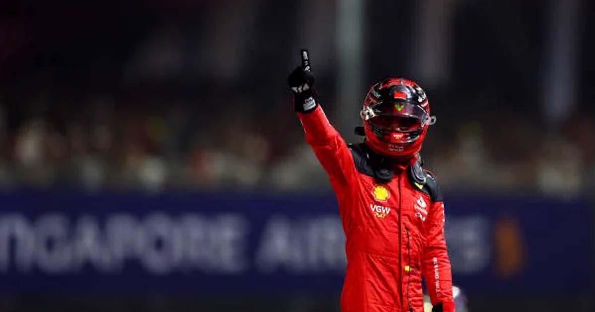 Carlos Sainz se quedó con la 'pole' en GP de Singapur