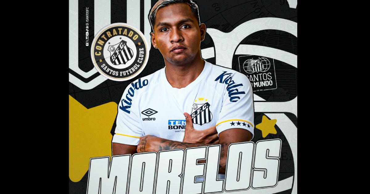 Colombiano Morelos dejó Europa para jugar por Santos FC