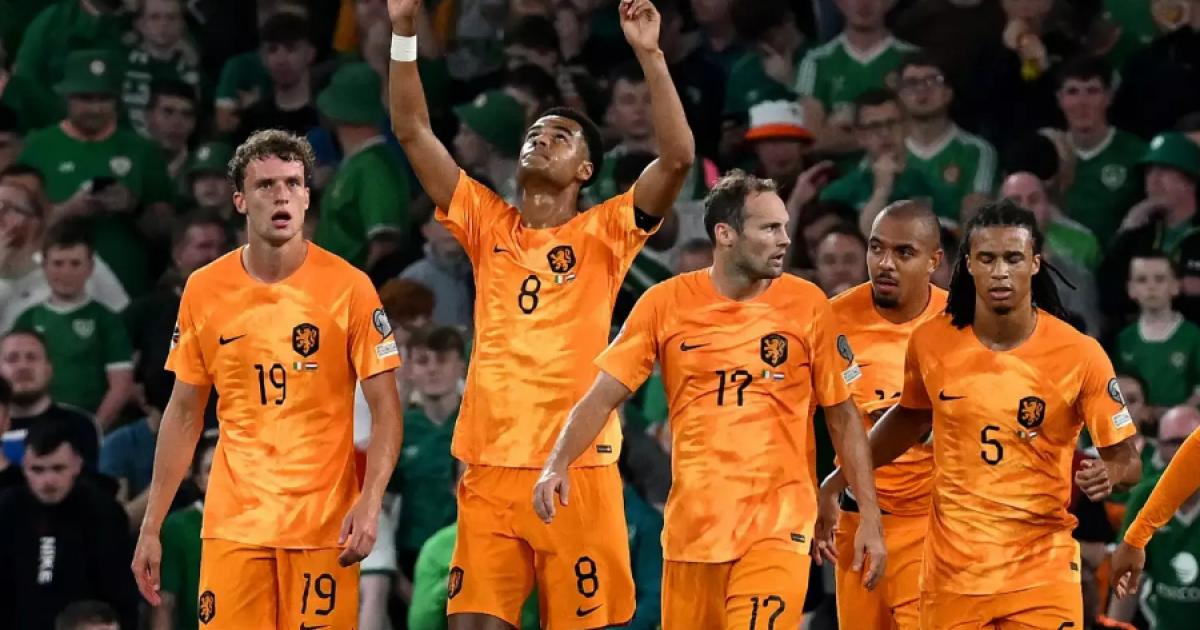 Países Bajos venció por 2-1 a Irlanda por el grupo B de las eliminatorias a la Euro 2024