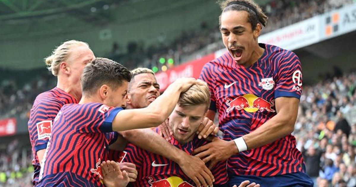 Leipzig ganó y sigue cerca en la Bundesliga