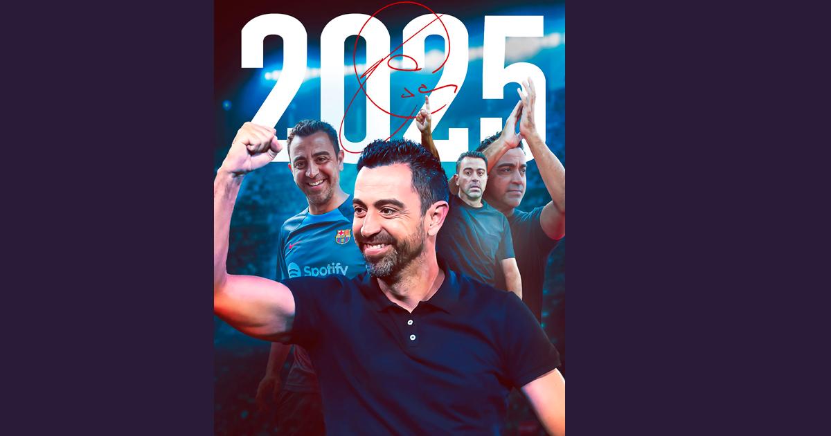 Oficial: Barcelona anunció renovación de Xavi