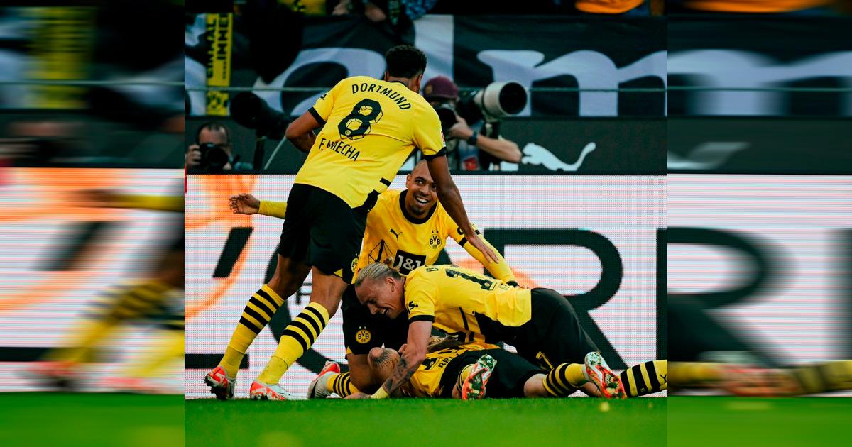 Borussia Dortmund derrotó por 4-2 a Unión Berlín y no pierde de vista al líder, Stuttgart 