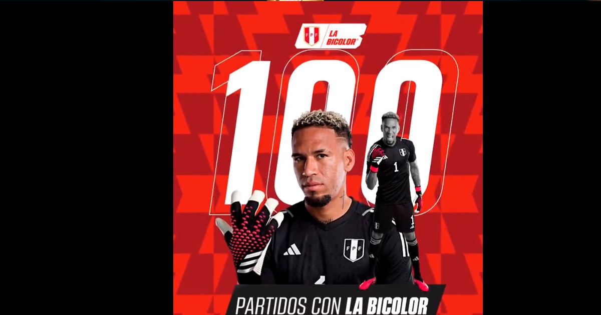 ¡Historia pura! Gallese llegó a los 100 partidos con Perú