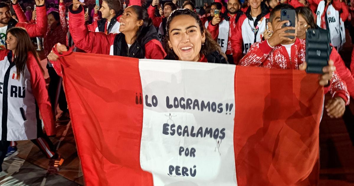 (FOTOS) ¡Emocionante! Así fue desfile de Perú en apertura de Panamericanos Santiago 2023
