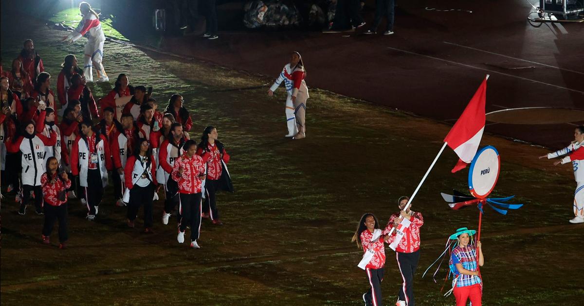 (FOTOS) ¡Emocionante! Así fue desfile de Perú en apertura de Panamericanos Santiago 2023